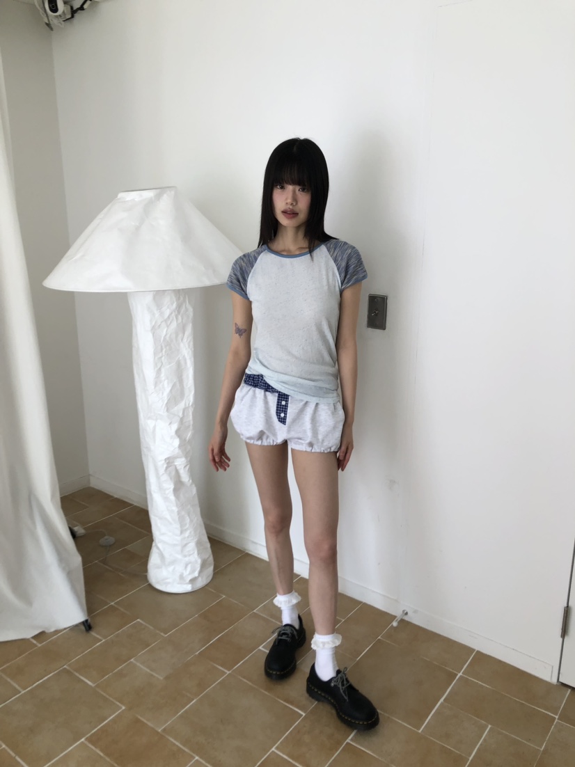 FLASH韓國代購㊣女士新款熱賣時尚推薦25春夏休閑人氣職業T恤FLASHT恤