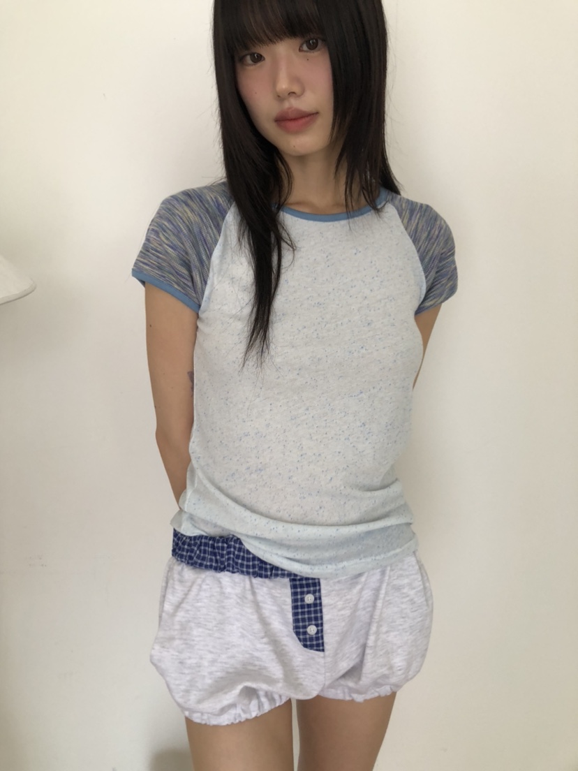 FLASH韓國代購㊣女士新款熱賣時尚推薦25春夏休閑人氣職業T恤FLASHT恤