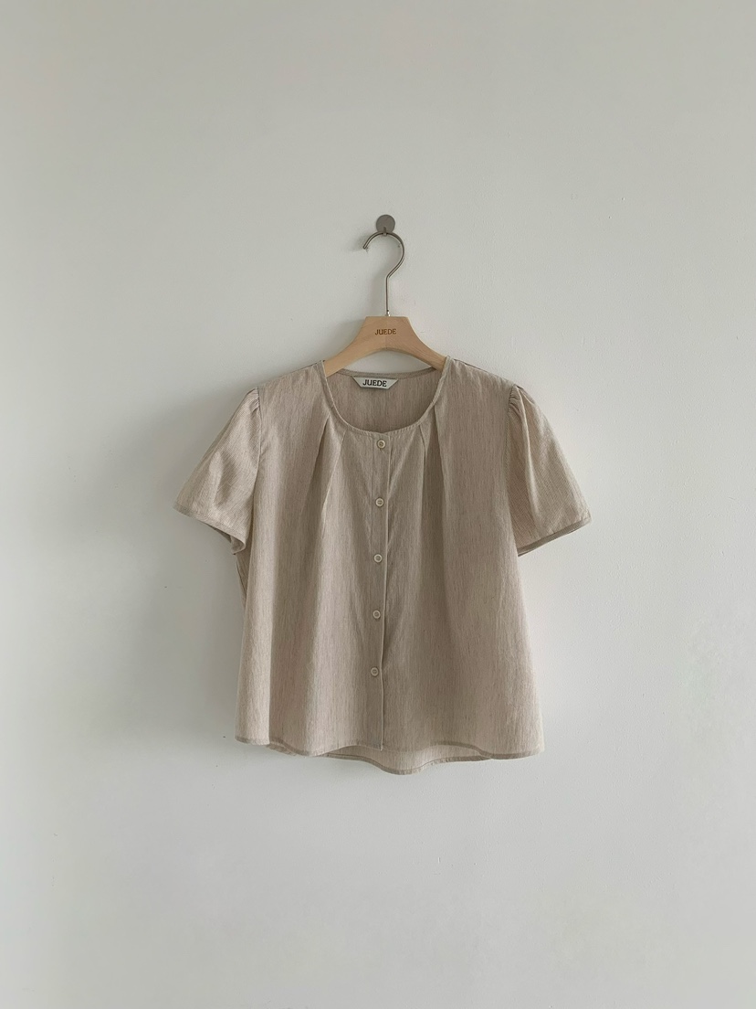 JUEDE(此品牌容易投訴)韓國代購㊣女裝新品25春夏襯衫蕾絲衫JUEDE襯衫/蕾絲衫圖色2