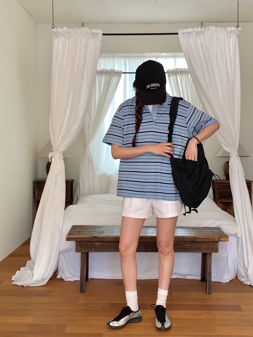 WOOD韓國直郵㊣女裝新款人氣時尚推薦休閑熱賣職業真品25春夏T恤WOODT恤