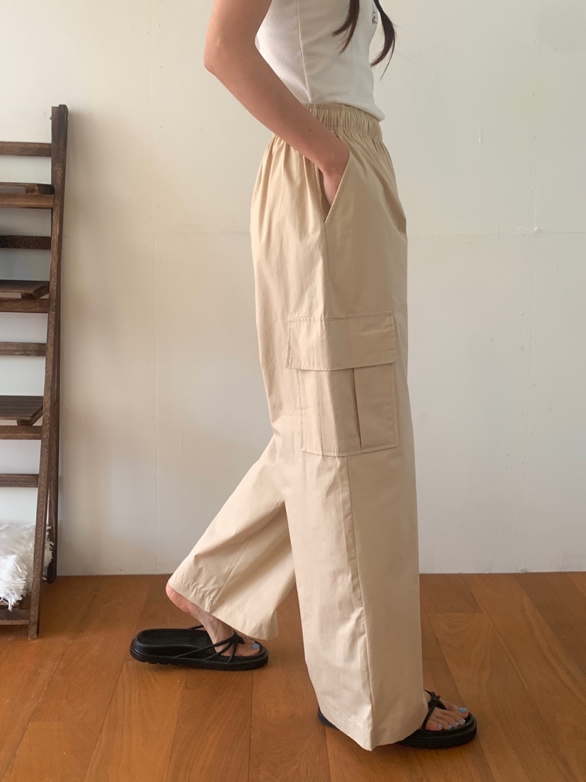 WOOD韓國直郵㊣女裝新款休閑時尚推薦熱賣真品職業25春夏休閑褲WOOD休閑褲
