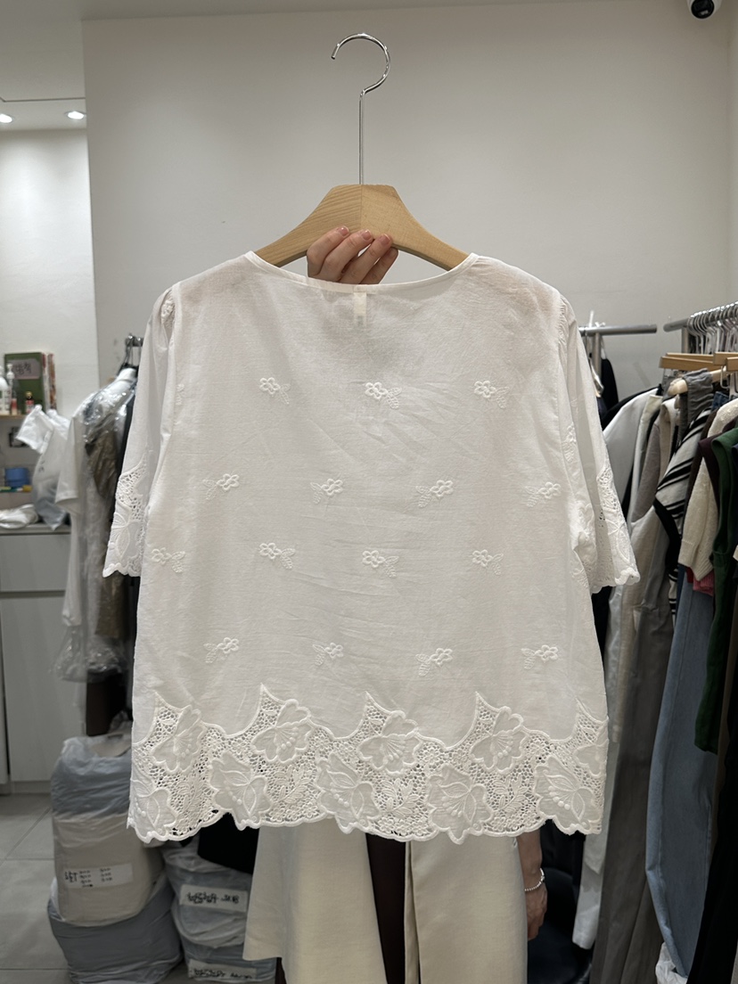 HEIZE東大門㊣代購女裝新品人氣真品25春夏推薦職業襯衫蕾絲衫HEIZE襯衫/蕾絲衫