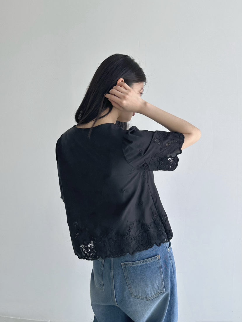HEIZE東大門㊣代購女裝新品人氣真品25春夏推薦職業襯衫蕾絲衫HEIZE襯衫/蕾絲衫
