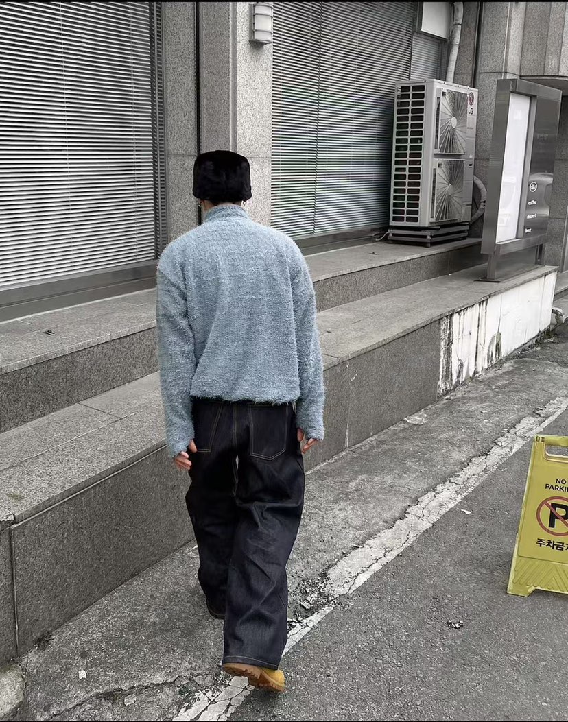 LANE韓國直郵㊣女士新品休閑真品熱賣職業25春夏時尚牛仔褲LANE牛仔褲