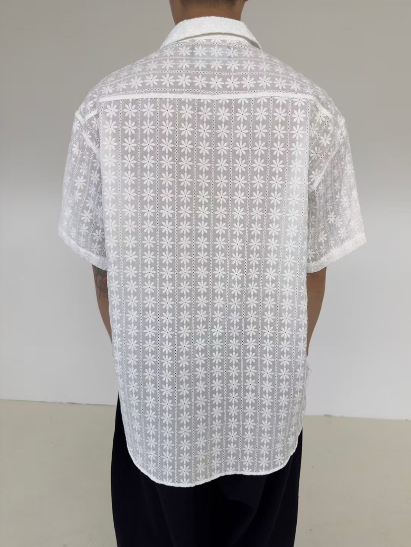 LANE東大門㊣實拍女士新款職業真品時尚襯衫蕾絲衫刺繡蕾絲LANE襯衫/蕾絲衫