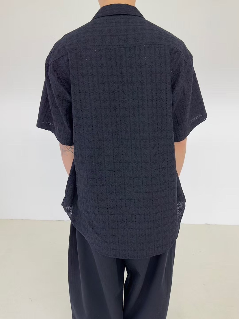 LANE東大門㊣實拍女士新款職業真品時尚襯衫蕾絲衫刺繡蕾絲LANE襯衫/蕾絲衫