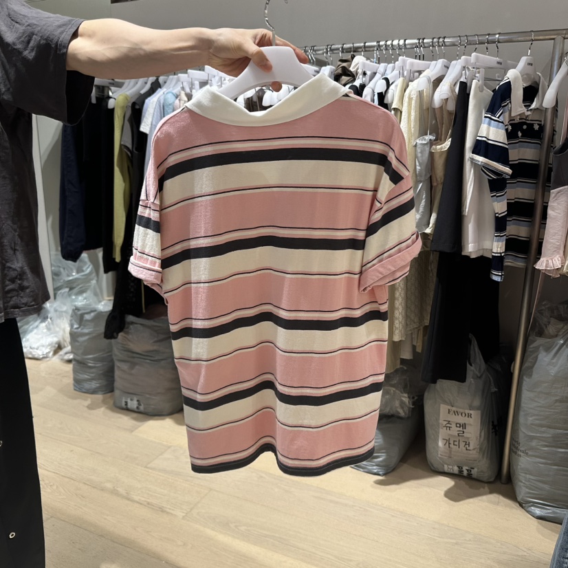 FAVOR-P東大門㊣直郵女裝新品25春夏時尚真品職業推薦休閑T恤FAVORT恤