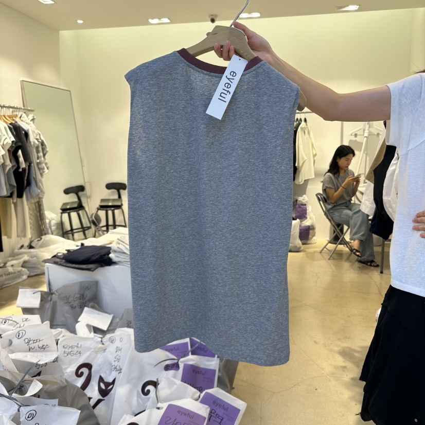 EYEFUL-Q韓國代購㊣女士新品時尚熱賣真品推薦休閑吊帶背心eyeful吊帶/背心