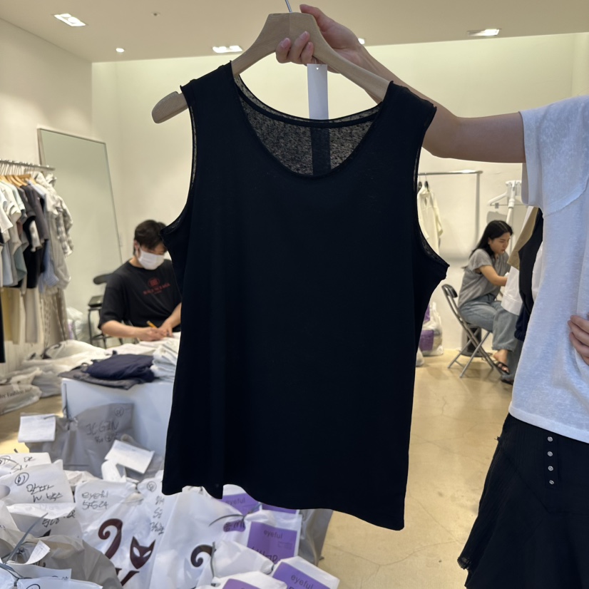 EYEFUL-Q東大門㊣代購女士新品職業時尚休閑推薦真品吊帶背心eyeful吊帶/背心圖色3