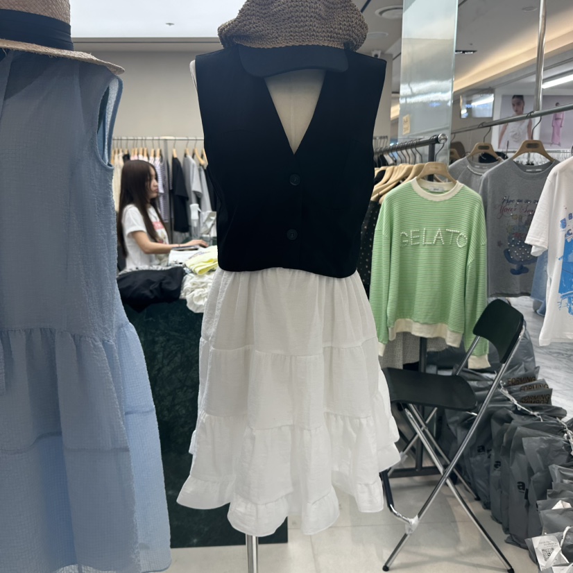 FORMING-P韓國代購㊣女士新品休閑熱賣人氣職業25春夏連衣裙FORMING連衣裙