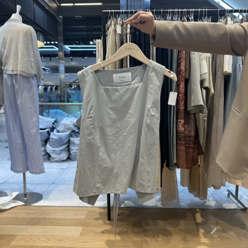 TARA韓國直郵㊣女士新品職業人氣真品推薦熱賣休閑吊帶背心TARA吊帶/背心圖色2