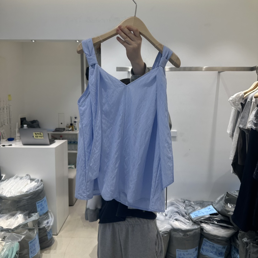RICH SISTER東大門㊣代購女裝新款熱賣推薦休閑職業吊帶背心RICH SISTER吊帶/背心