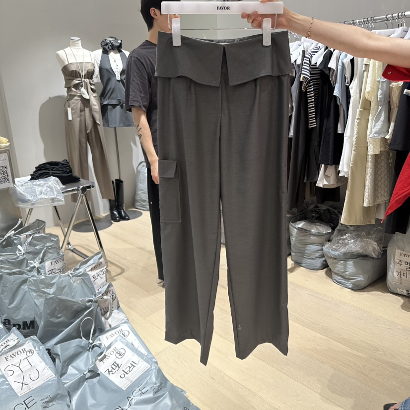 FAVOR-P韓國直郵㊣女裝新款真品推薦時尚熱賣休閑人氣休閑褲FAVOR休閑褲圖色3