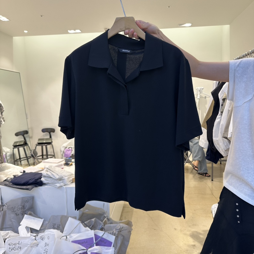EYEFUL-Q東大門㊣直郵女裝新品職業人氣真品熱賣推薦休閑T恤eyefulT恤圖色2