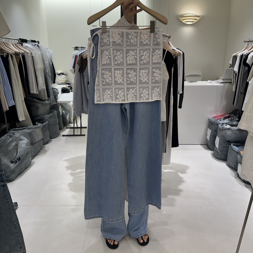 AVECNOUS東大門㊣代購女裝新品人氣熱賣時尚25春夏推薦短裙AVECNOUS短裙