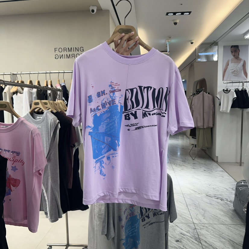FORMING-P韓國直郵㊣女裝新款職業人氣25春夏推薦休閑真品T恤FORMINGT恤圖色2
