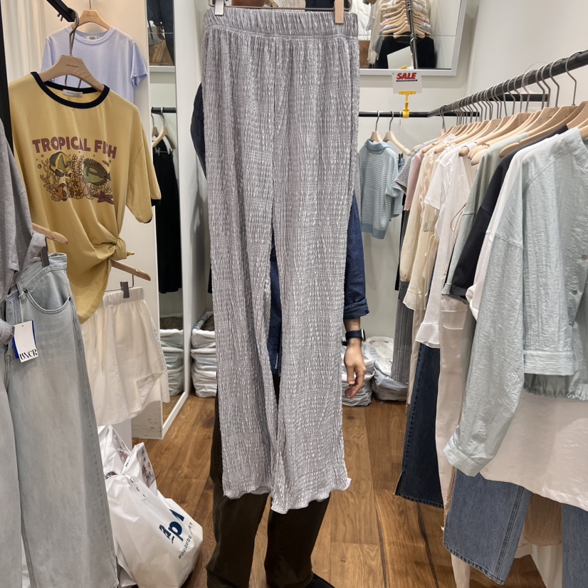 UNCOVER韓國直郵㊣女裝新款時尚推薦25春夏人氣真品職業休閑褲UNCOVER休閑褲