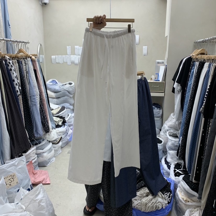BREEZE韓國直郵㊣女士新品時尚推薦25春夏職業休閑褲人字紋BREEZE休閑褲