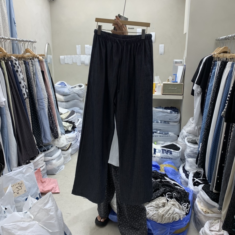 BREEZE韓國直郵㊣女士新品時尚推薦25春夏職業休閑褲人字紋BREEZE休閑褲圖色2