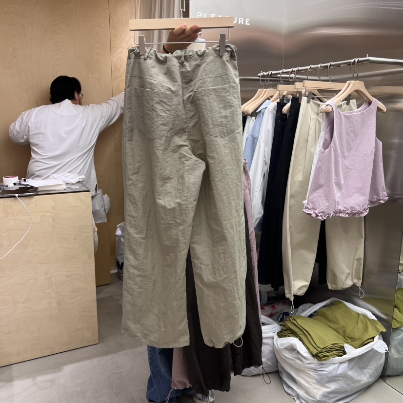 PLEASURE韓國直郵㊣女士新品真品25春夏時尚推薦休閑休閑褲PLEASURE休閑褲