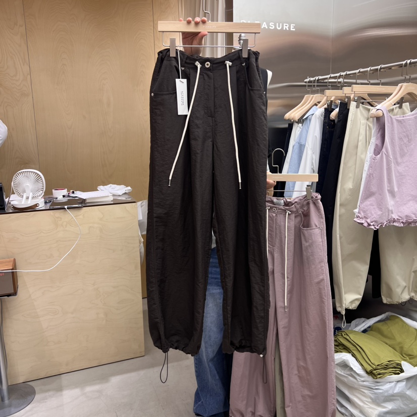 PLEASURE韓國直郵㊣女士新品真品25春夏時尚推薦休閑休閑褲PLEASURE休閑褲圖色2