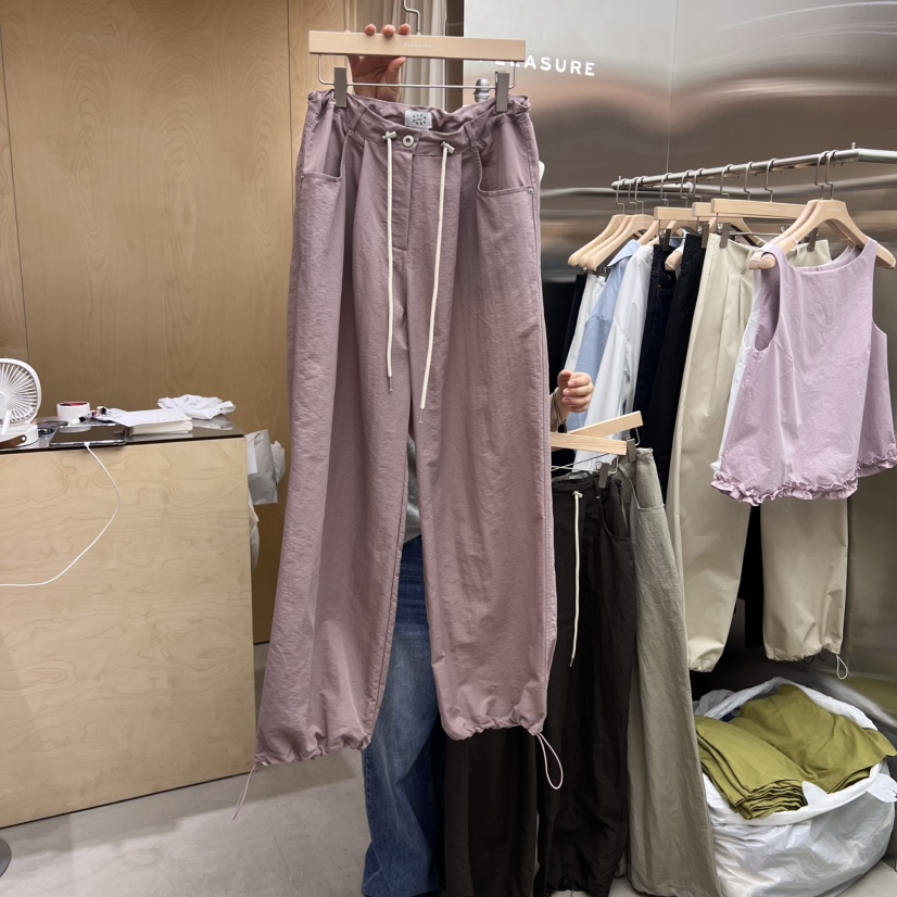 PLEASURE韓國直郵㊣女士新品真品25春夏時尚推薦休閑休閑褲PLEASURE休閑褲圖色3