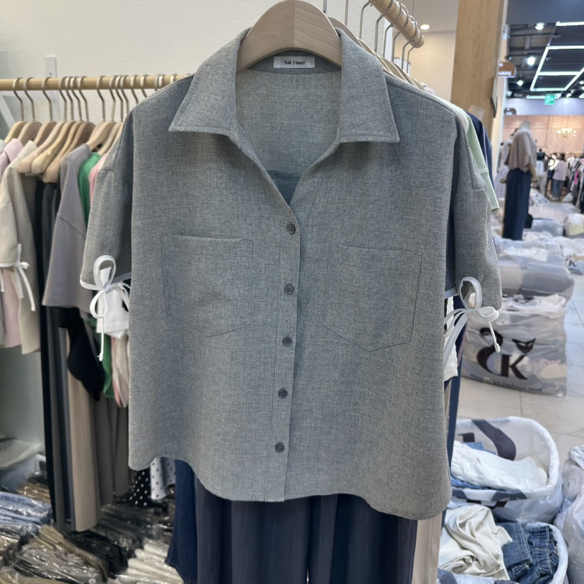 THE FUNNY東大門㊣實拍女裝新品熱賣推薦真品職業襯衫蕾絲衫THE FUNNY襯衫/蕾絲衫圖色4