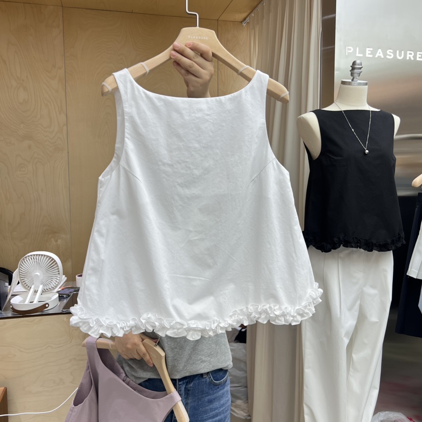 PLEASURE韓國直郵㊣女士新品時尚真品25春夏休閑推薦吊帶背心PLEASURE吊帶/背心圖色2