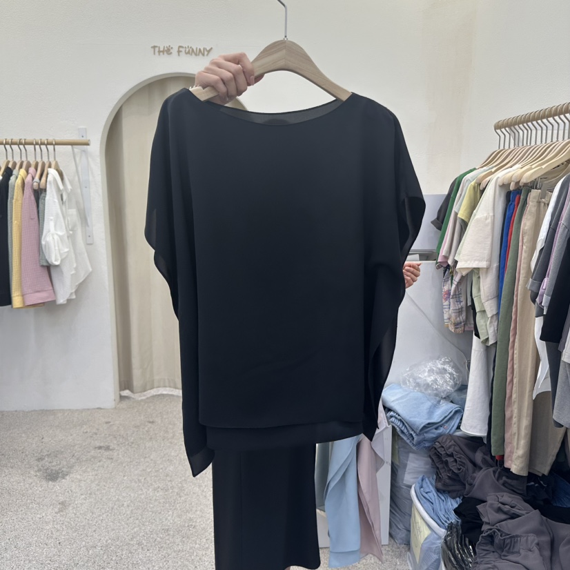 THE FUNNY東大門㊣直郵女士新品25春夏職業熱賣襯衫蕾絲衫THE FUNNY襯衫/蕾絲衫圖色5