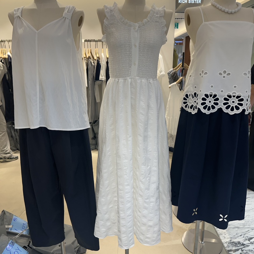 RICH SISTER東大門㊣實拍女裝新品熱賣25春夏時尚職業連衣裙RICH SISTER連衣裙圖色3