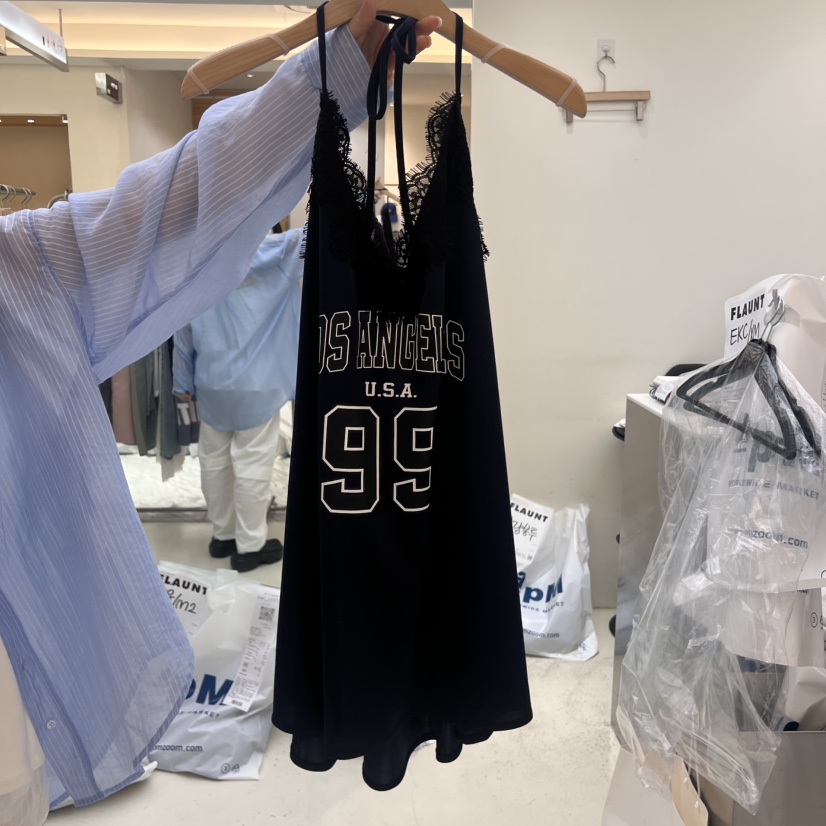FLAUNT東大門㊣直郵女裝新款人氣熱賣休閑推薦職業吊帶背心FLAUNT吊帶/背心圖色2