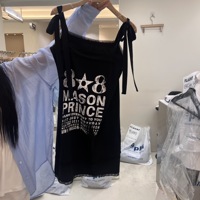FLAUNT東大門㊣實拍女士新品25春夏人氣休閑熱賣推薦連衣裙FLAUNT連衣裙