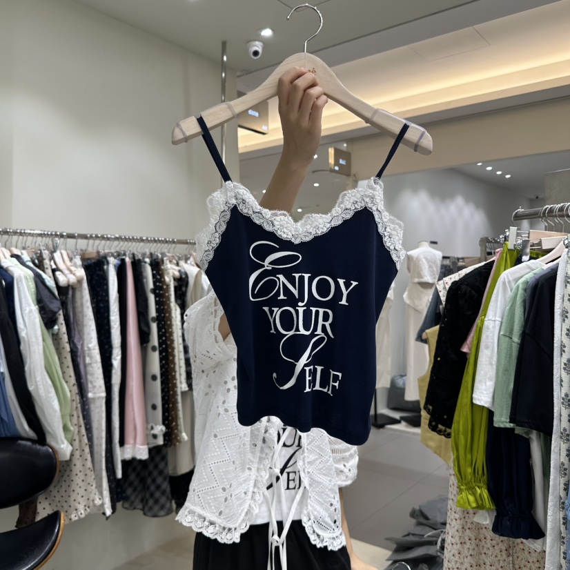 BENE韓國代購㊣女士新款真品25春夏推薦休閑時尚熱賣吊帶背心BENE吊帶/背心圖色2