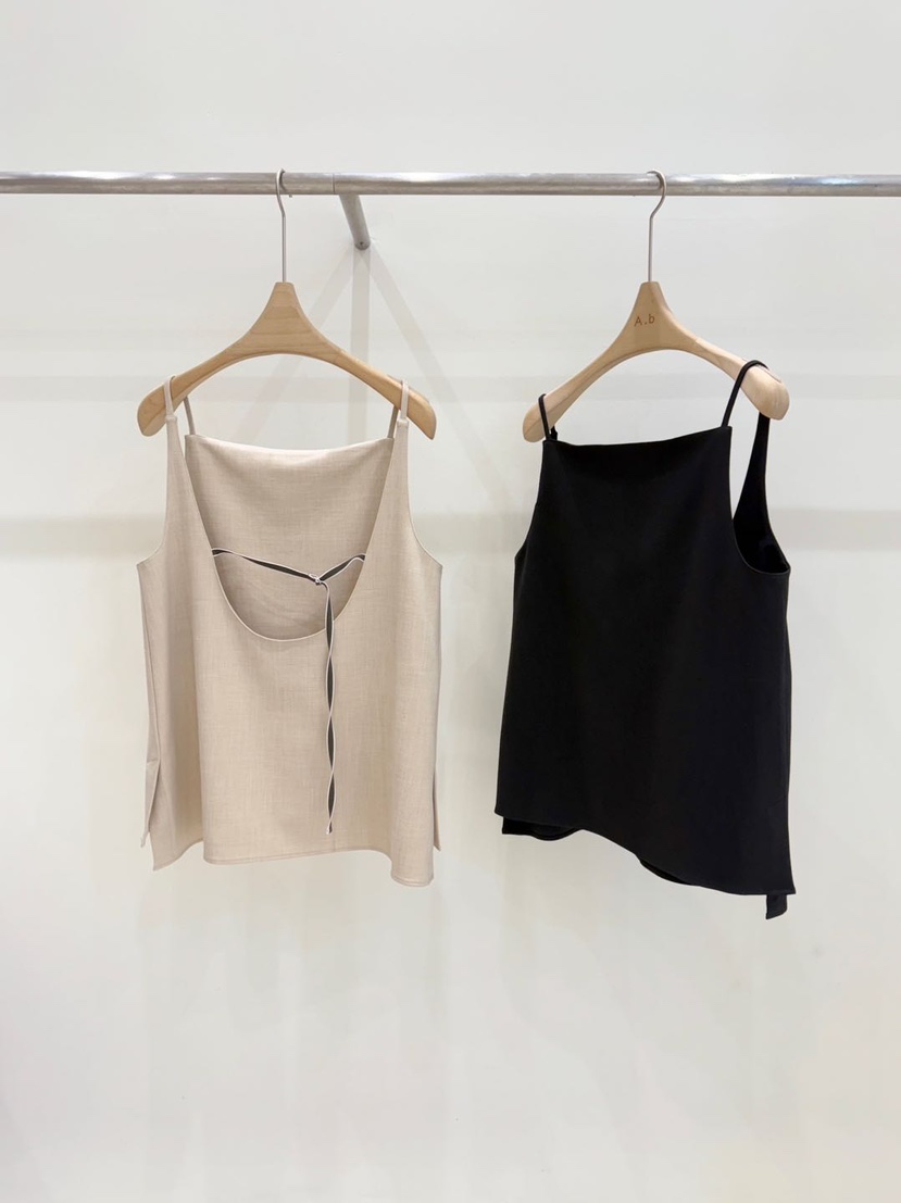 AUTUMN BEIGE-Q韓國代購㊣女士新品熱賣真品職業吊帶背心A.b/AUTUMN BEIGE吊帶/背心