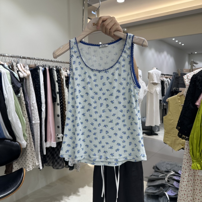 BENE東大門㊣代購女裝新款25春夏推薦時尚休閑職業吊帶背心BENE吊帶/背心圖色2