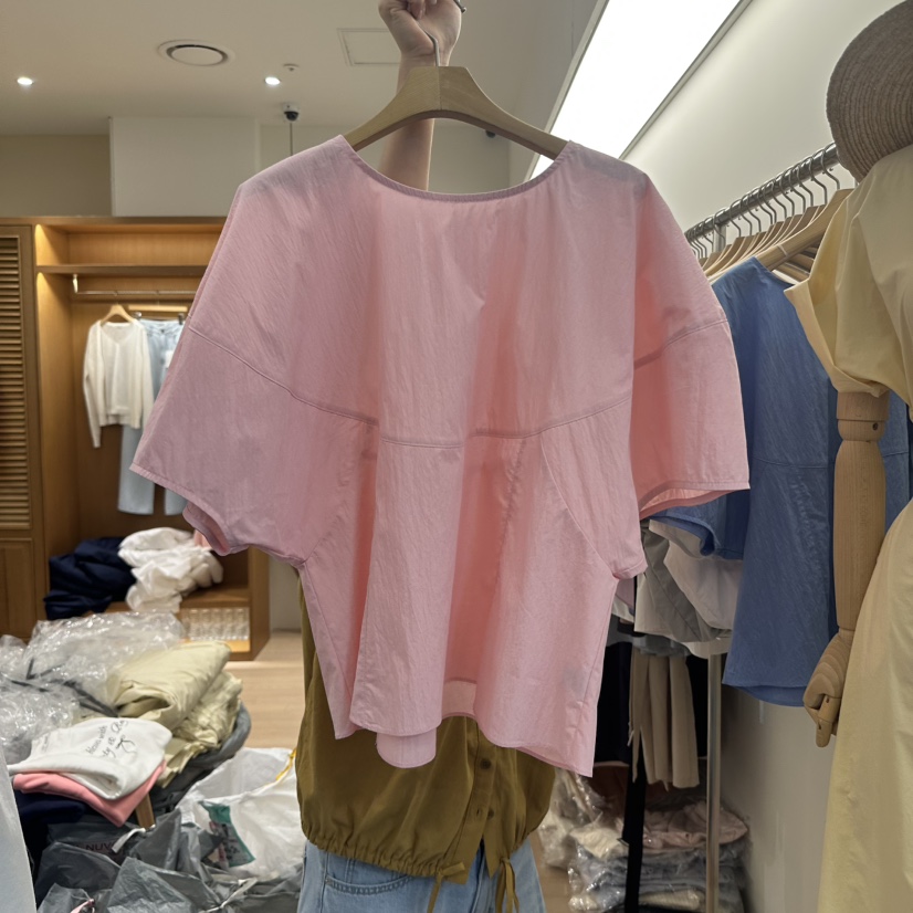 VAN NUVO韓國直郵㊣女裝新品25春夏真品職業時尚襯衫蕾絲衫VAN NUVO襯衫/蕾絲衫圖色3