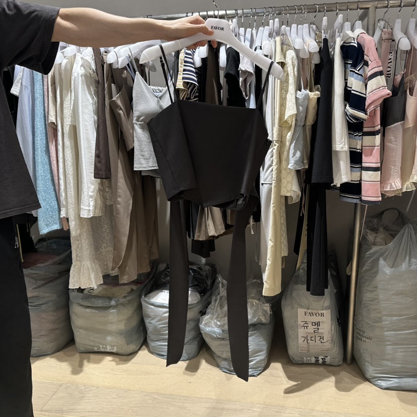 FAVOR-P東大門㊣代購女士新款真品推薦時尚人氣25春夏吊帶背心FAVOR吊帶/背心圖色2