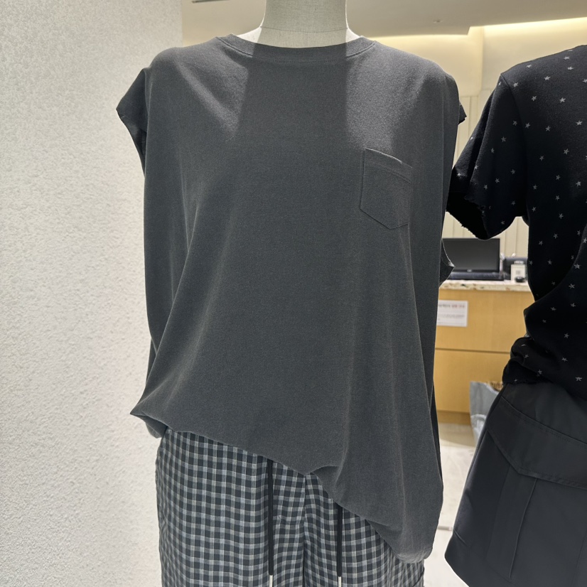 GRADE韓國代購㊣女士新款推薦25春夏休閑時尚熱賣吊帶背心口袋GRADE吊帶/背心