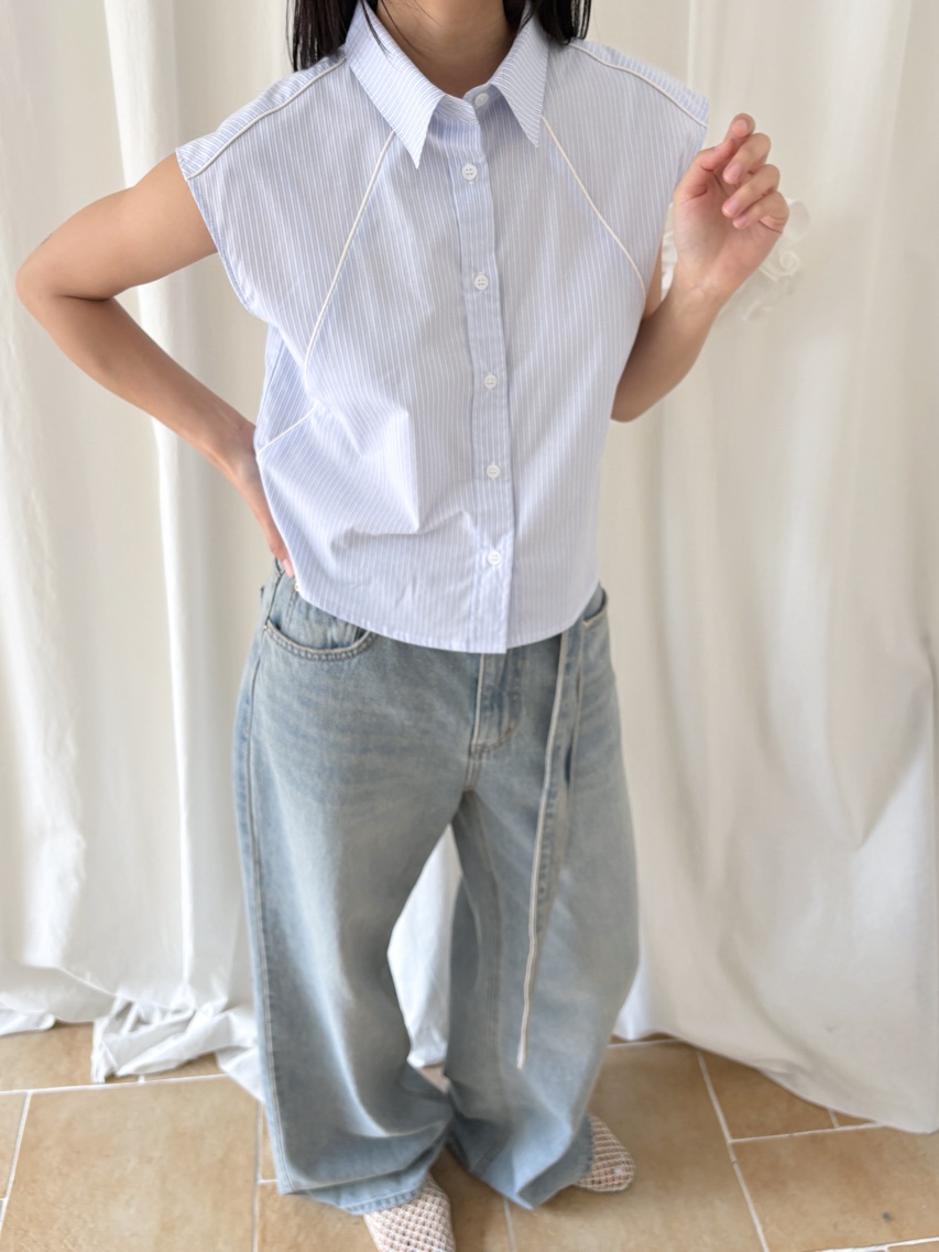 GRADE東大門㊣實拍女士新品時尚休閑25春夏人氣真品襯衫蕾絲衫GRADE襯衫/蕾絲衫