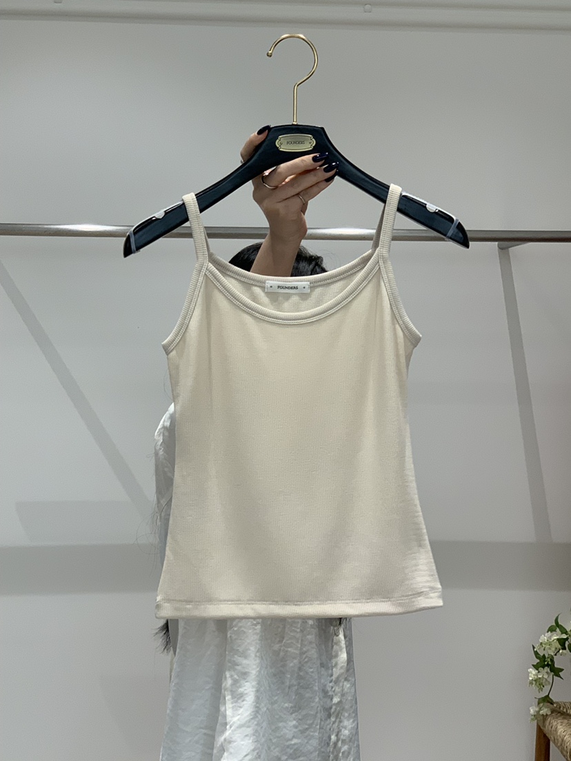 FOUNDERS東大門㊣直郵女士新品真品人氣時尚25春夏吊帶背心FOUNDERS吊帶/背心圖色2
