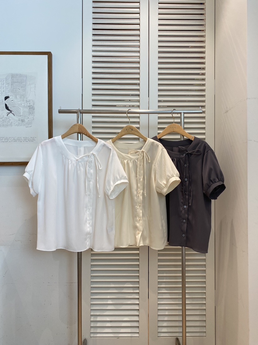 FAVE-L東大門㊣直郵女裝新品職業時尚熱賣25春夏襯衫蕾絲衫FAVE-L襯衫/蕾絲衫