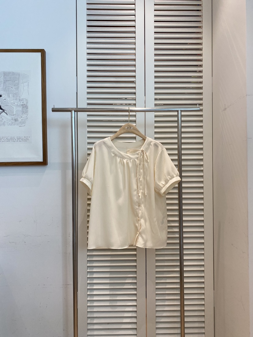 FAVE-L東大門㊣直郵女裝新品職業時尚熱賣25春夏襯衫蕾絲衫FAVE-L襯衫/蕾絲衫圖色2