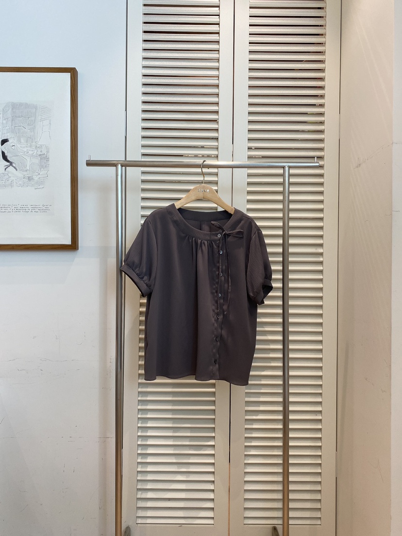 FAVE-L東大門㊣直郵女裝新品職業時尚熱賣25春夏襯衫蕾絲衫FAVE-L襯衫/蕾絲衫圖色3