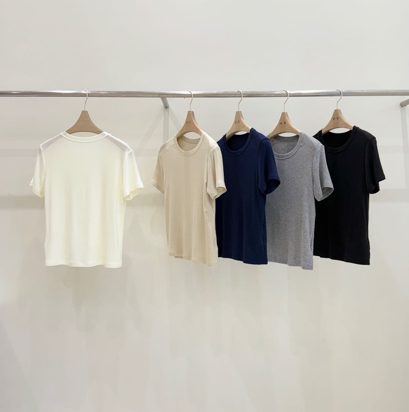 AUTUMN BEIGE-Q韓國直郵㊣女士新品推薦25春夏職業休閑T恤A.b/AUTUMN BEIGET恤