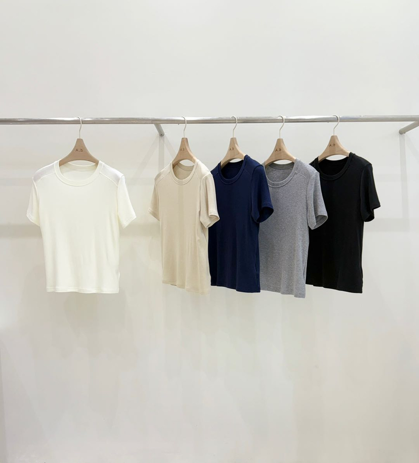 AUTUMN BEIGE-Q韓國直郵㊣女士新品推薦25春夏職業休閑T恤A.b/AUTUMN BEIGET恤