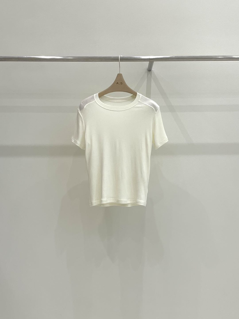 AUTUMN BEIGE-Q韓國直郵㊣女士新品推薦25春夏職業休閑T恤A.b/AUTUMN BEIGET恤圖色2