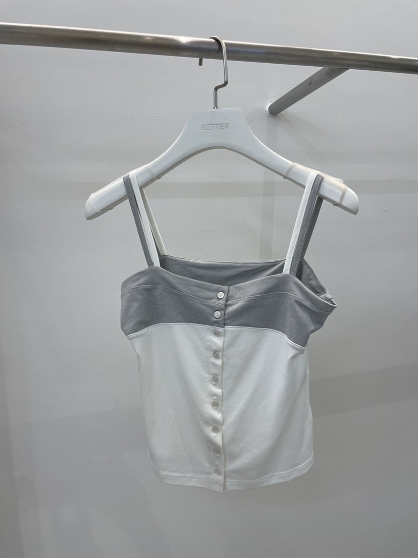 BETTER韓國代購㊣女士新品推薦25春夏真品職業休閑吊帶背心BETTER吊帶/背心圖色2