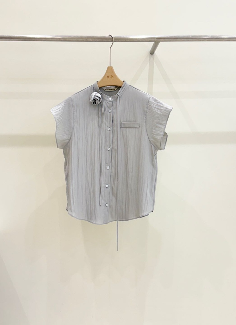AUTUMN BEIGE-Q東大門㊣直郵女裝新品25春夏時尚襯衫蕾絲衫A.b/AUTUMN BEIGE襯衫/蕾絲衫圖色3