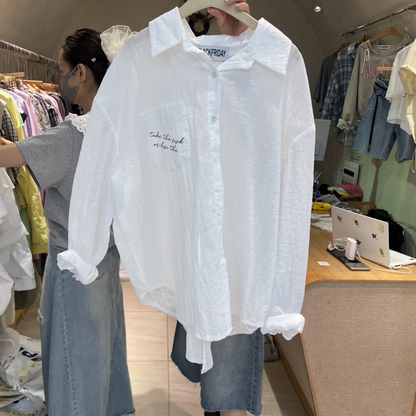 BLACKFRIDAY東大門㊣代購女裝新品真品職業25春夏襯衫蕾絲衫BLACK FRIDAY襯衫/蕾絲衫