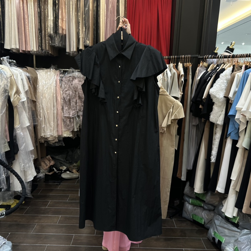 HERISH東大門㊣實拍女裝新品人氣25春夏時尚推薦連衣裙含腰帶Herish連衣裙圖色2